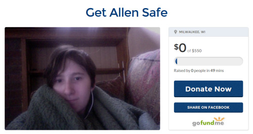 thisismahtardis:carrotcannibal:Get Allen SafeMy boyfriend, Allen is trans, like me, and his mom is g