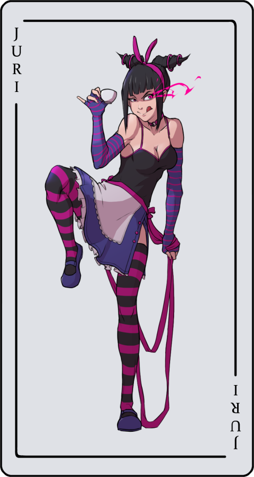 I Was Asked For Juri From Sfv In Alice In Wonderland Style Clothes :D