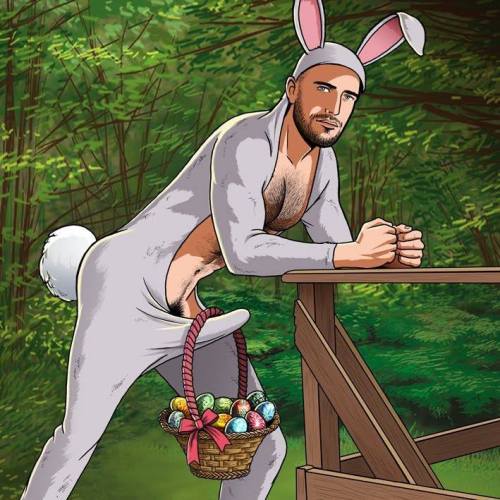 Gay easter bunny