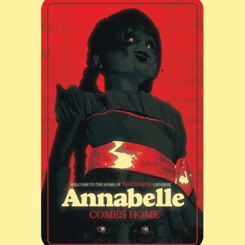 I drew this poster for Annabelle Comes Home. #art #annabellecomeshome #annabelle #posterdesign #post