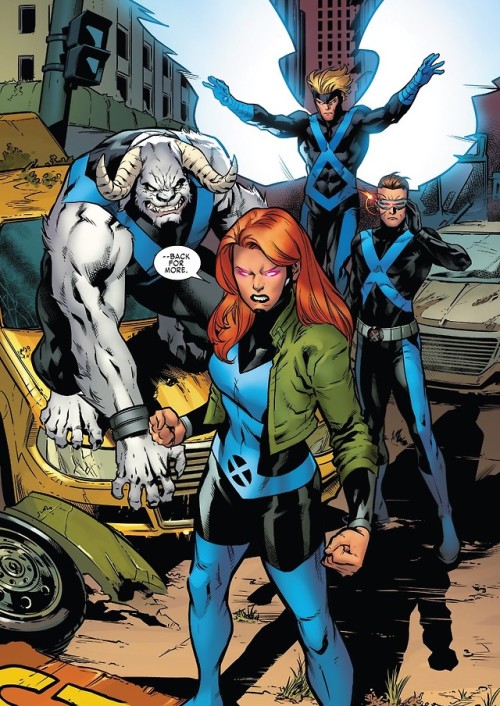 comicstallion:  From X-Men: Blue #033, “Surviving porn pictures