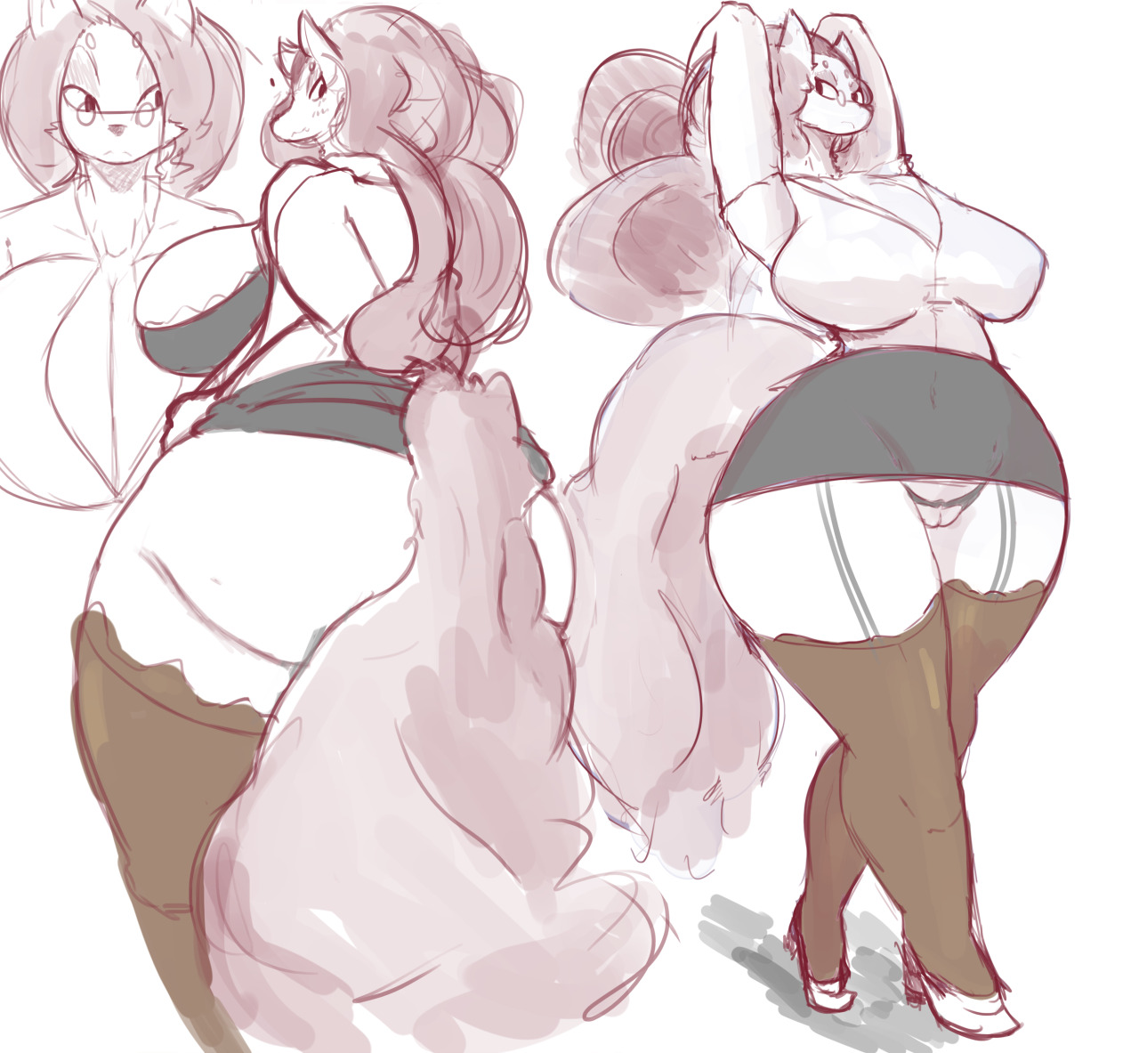 imagoic:  workspace wolf doodle .   morning reblog/edit: now doodle(s),  I’ll