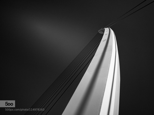 Katehaki by vulturelabsCalatrava,Katehaki,Santiago,athens,black and white,bridge,greece,long exposur