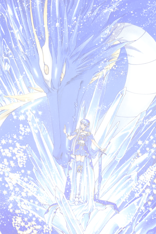 templeofpoes: Magic Knight Rayearth;Umi Ryuuzaki &amp; Selece