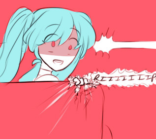 (dumb) science experiment: what will miku’s reaction be to luka getting hurt test:                 later:  catch: do not actually severely hurt luka conclusion:  this was a bad idea. not repeatable.    