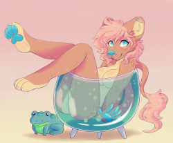 soft–dogs: YCH commission for poisonedteacup