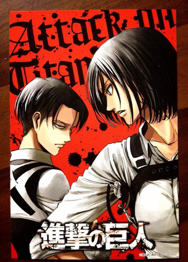  More versions of the special Levi + Mikasa &amp; Levi cards that were part of