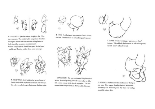 How to draw Daisy Duck (head, full body, hands, feet, shoes, and action poses): tips and tricks from