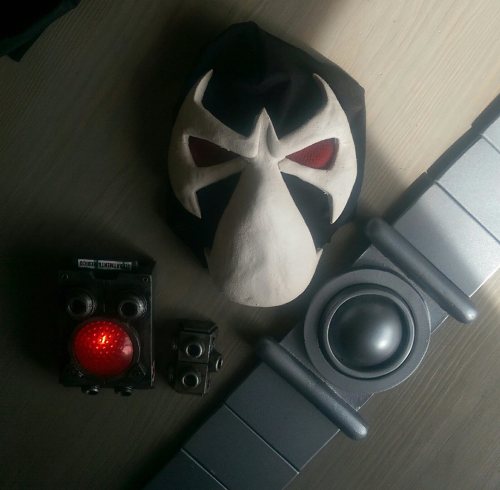 Bane Mask , Belt and wrist piece