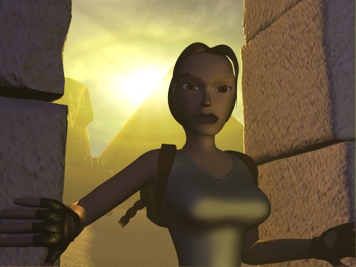 Lara render from Tomb Raider: The Last Revelation (1999).