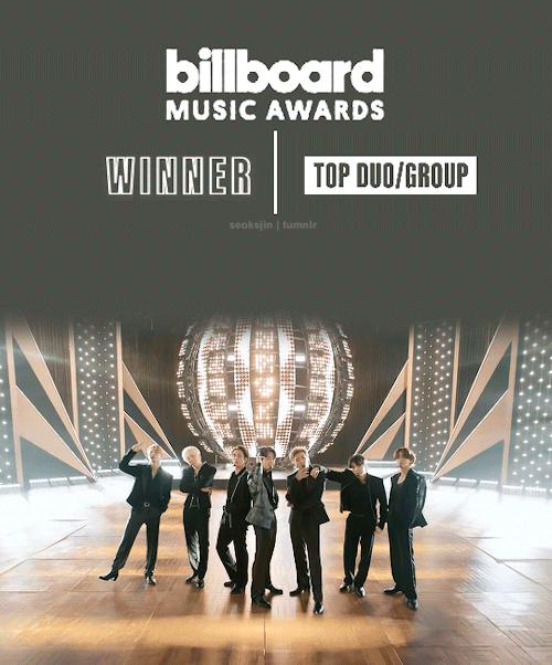 CONGRATULATIONS BTS FOR WINNING ALL 4 AWARDS AT THE BBMAs!