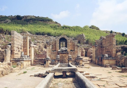 Nymphaeum of Hadrian in Perge, Turkey.