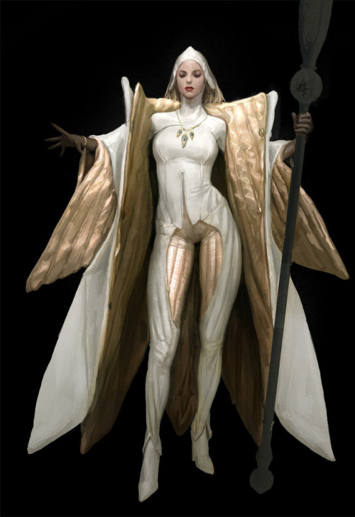peckanpie: thecollectibles:   Hunting era character concept art by  Sangsoo Jeong   @micma 