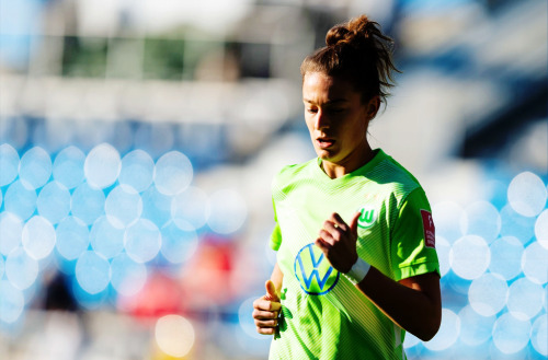 Felicitas Rauch of VfL Wolfsburg during the DFB Cup match between VfL Bochum 1848 and VfL Wolfsburg 