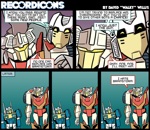 itswalky: More Than Meets The Eye just concluded!  So here’s the 27th Recordicons, starring Chromedo