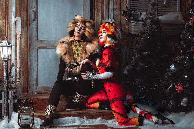  #cosplay#Russia#Cats Musical #Rum Tum Tugger Bombalurina  #Dziro Nellie Schwarz #Дмитрий Коноплёв#cat#winter