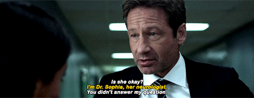 foxscully:Mulder worrying about Scully in “My Struggle III”. 