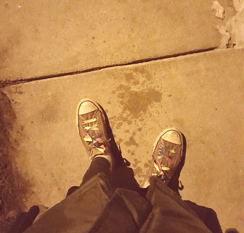 I went on a walk last night with a full bladder. I lost control a few times on the sidewalk and stre
