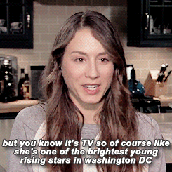 troianbdaily:Troian on Spencer’s new style.X
