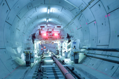 “The ambitious Crossrail underground system being built in London”