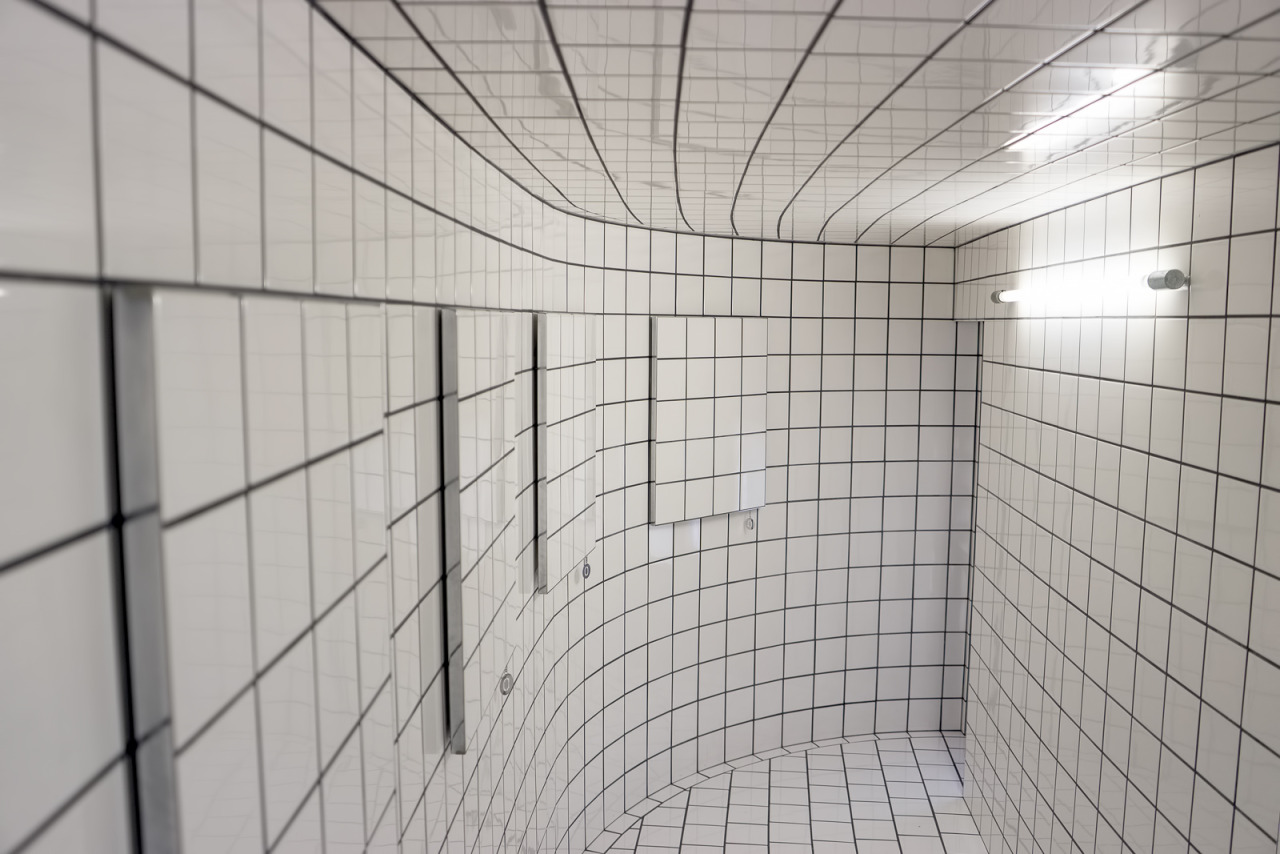 photos91:  Tile tunnel at the Hara Art Museum in Tokyo. 
