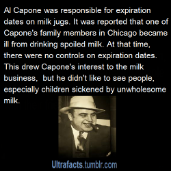 siphilemon:  princess-blitzscream:  pizzaismylifepizzaisking:  ultrafacts:  Source For more facts, Follow Ultrafacts  Capone prided himself as a man with style. If he ever killed someone himself, or one of his henchmen killed an important person, hundreds