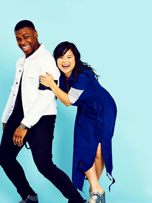 Kelly Marie Tran and John Boyega, 2017 © Meredith Jenks for People Magazine