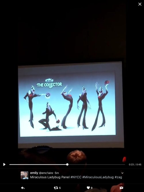 setsu-the-yena:  FLAMING HOT MIRACULOUS NEWS FROM NYCC!!!It’s now confirmed that Alya is the holder of the Fox Kwami, called Trixx!Chloe is indeed the holder of the Bee Kwami!The Peacock Kwami is called Duusu and a mysterious picture of the Peacock