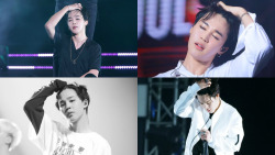 jimiyoong:  jimin’s habit of running fingers trough his hair 