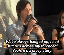 arielmh:  Norman talking about how he helped rescue a man from a car crash. As if