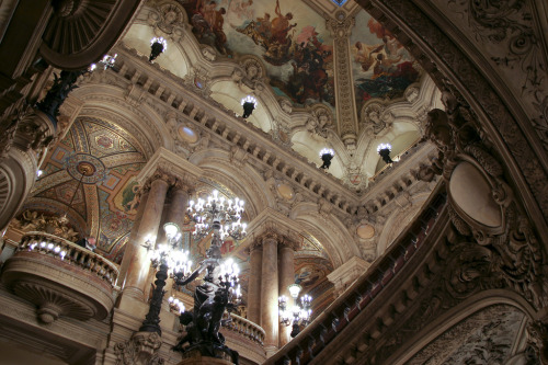 henriplantagenet:Palais Garnier, Paris.The Palais Garnier is a 1,979-seat opera house, which was bui