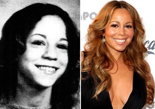 cleliamotamedi13e0:Ugly Duckling Celebs#19Mariah CareyEven someone as sexy as Mariah Carey was once not-so-hot! The picture on the left is Mariahs school photograph. Its been quite a while since she doed her natural black hair! This is certainly an “ugly