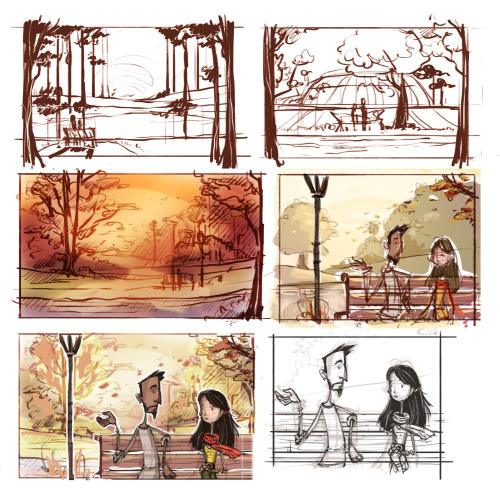 Okay, the last time, I promise.Here are the thumbnails for the illustration. I personally love looki