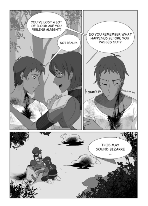  Part 1 | Part 2 | Twitter | InstagramPart 3! of my AU comic~ Lance doubts himself on what he saw,