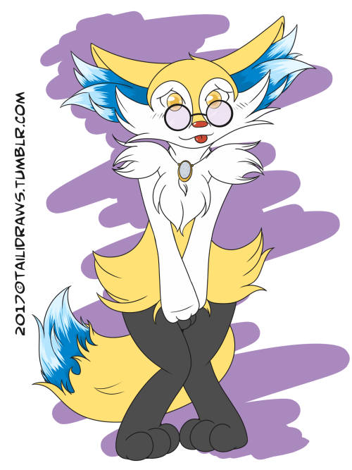 tailidraws:   #TailiDraws - “Nothing to see here!” Gift art for @braixen-the-fox | #NSFW [Kinda] Keep reading  ;3