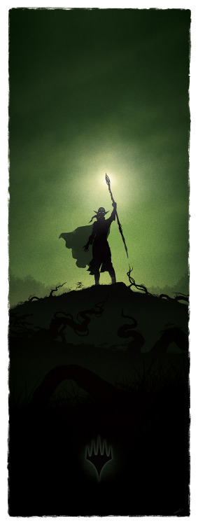 Wizards of the Coast invited me to create five posters as in-store decor for Magic: The Gathering&am