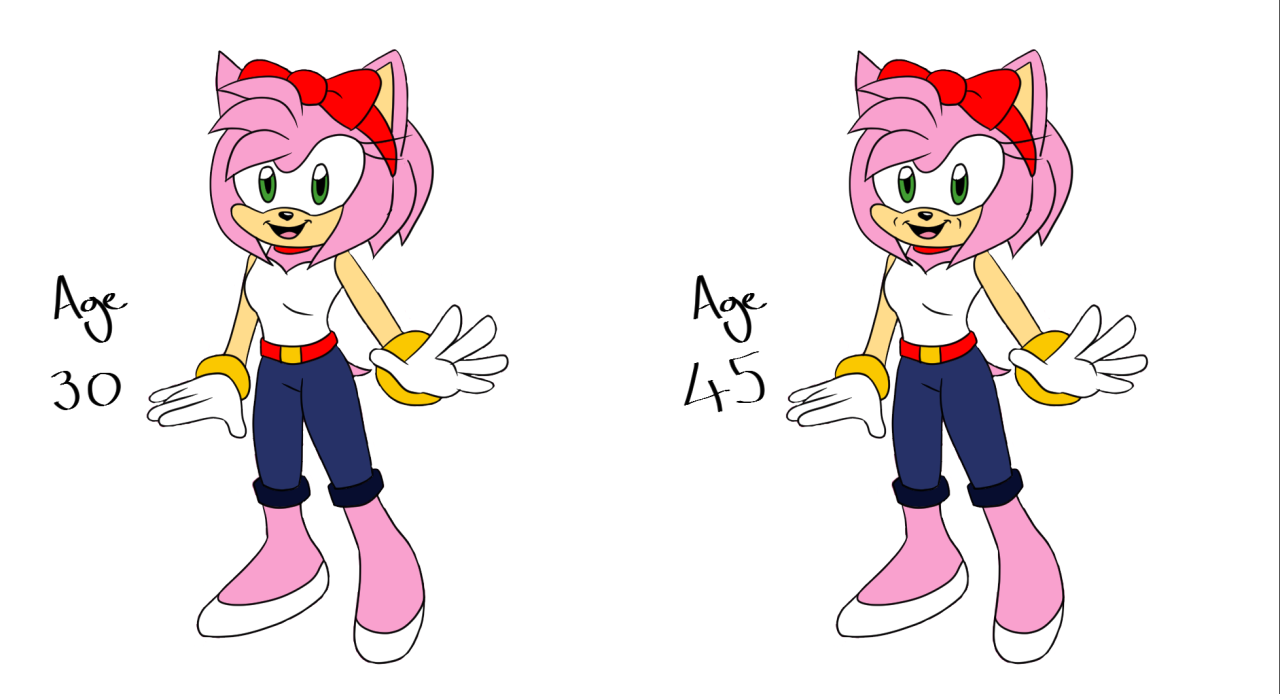 The Next Generation — I wanted to draw my sonamy fanchilds with