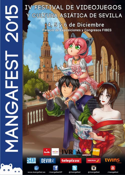   ｡◕ ‿ ◕｡    ｡◕ ‿ ◕｡   ｡◕ ‿ ◕｡   ｡◕ ‿ ◕｡   ｡◕ ‿ ◕｡   ｡◕ ‿ ◕｡   ｡◕ ‿ ◕｡         Hi guys!! From Friday to Sunday I’ll be at MANGAFEST Seville(Spain)http://mangafest.es/2015/https://www.facebook.com/MangafestSP/So