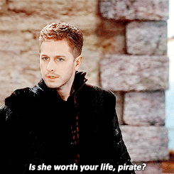 Killian Jones proving that Emma Swan is far more important to him than his home his