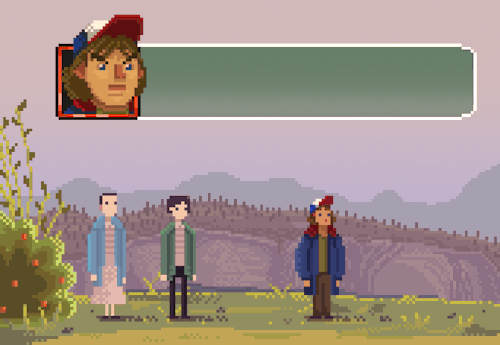 lordwanjavi: Stranger Things - Pixel Art Ichigothe_oluk(Manolo Saviantoni) Laura Garcia Bannon Rudis