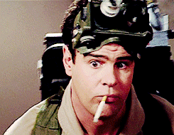 daxterdd:  Thirty-one Days of Halloween: Ghostbusters↳ The Ghostbusters + ghosts, ghouls, and gods  Ray: I tried to think of the most harmless thing. Something I loved from my childhood. Something that could never ever possibly destroy us. Mr. Stay