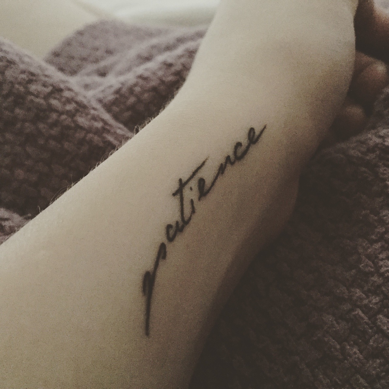 howgoesitbro:
“ I got my first tiny tattoo yesterday. Not my first tattoo, but my first small simple elegant meaningful tattoo. One that most people don’t notice, but one I see one million times a day. Work hard but Be patient, good things come to...