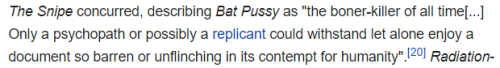 foulserpent:foulserpent:Bat Pussy has one of my favorite origins of any film of all