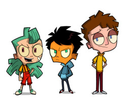 rjdrawsstuff:Camp Camp in the style of Invader