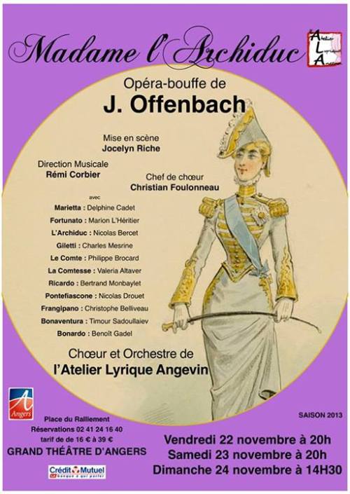Madame L'Archiduc, Operette D'Offenbach