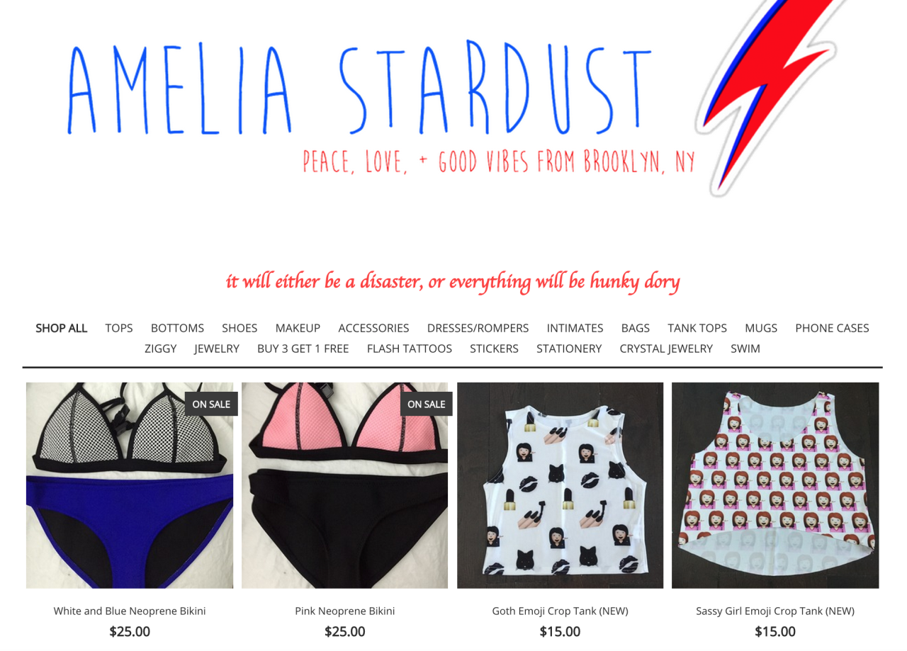 ameliastardust:  HI GUYS!! So this is just a small selection of some of the new stuff