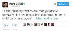 stereks-loft:  Only Misha would create an entire fake porn site of himself just to get people to sign up for GISHWHES