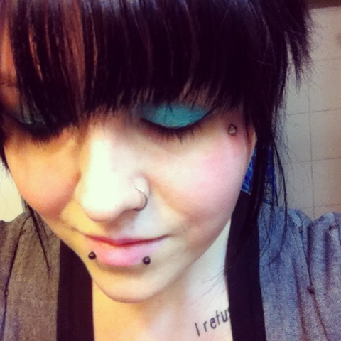 bodypiercings: Name: AshleyAge: 20City: vancouver, bcPiercings Shown: dermal, nostril, 2 14mm lip Pi