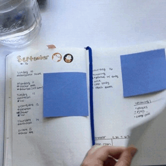 inqueerie: this morning I worked on my bujo a little before going grocery shopping I looove my bujo 