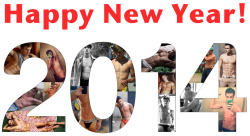 malebodydisplay:  In case you missed it… Happy New Year! I’ll be following everyone that reblogs this :)